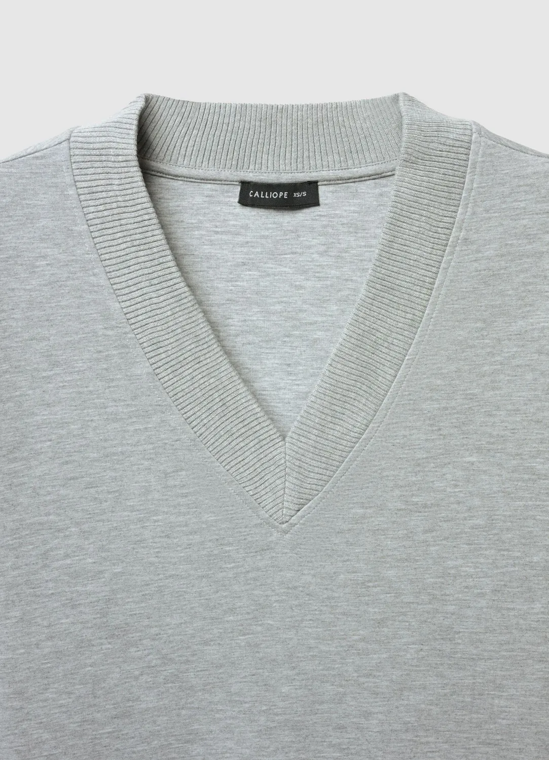 Calliope Sweat col V femme manches longues