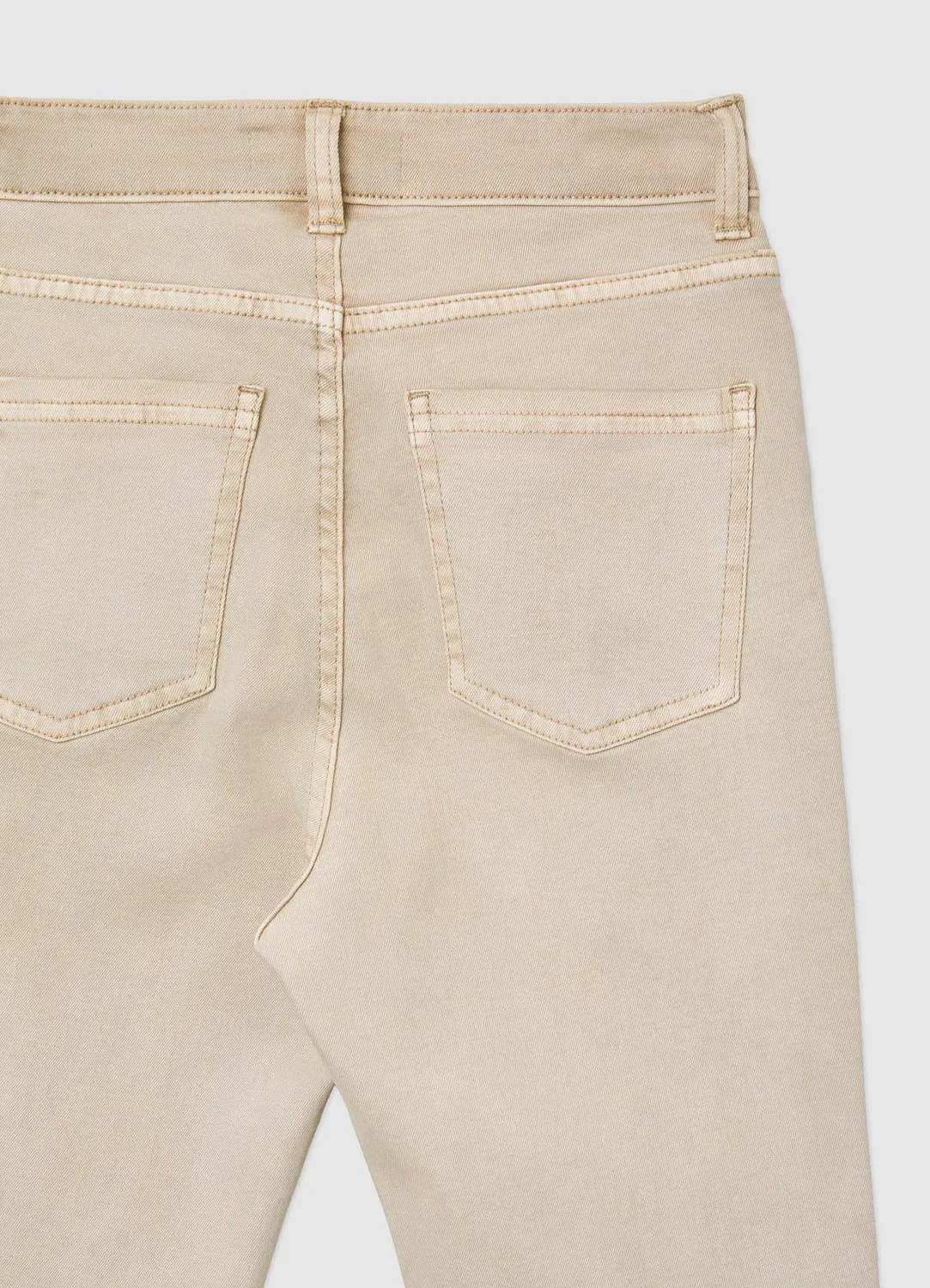 Calliope jean crop flare femme uni 5 poches