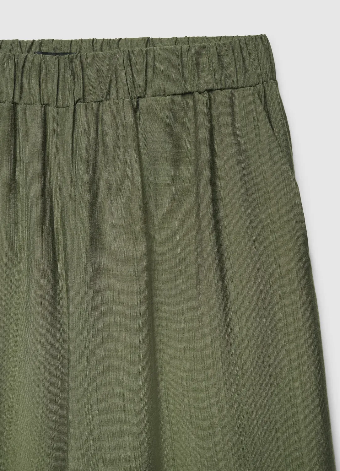 Calliope palazzo pantalon large uni taille haute