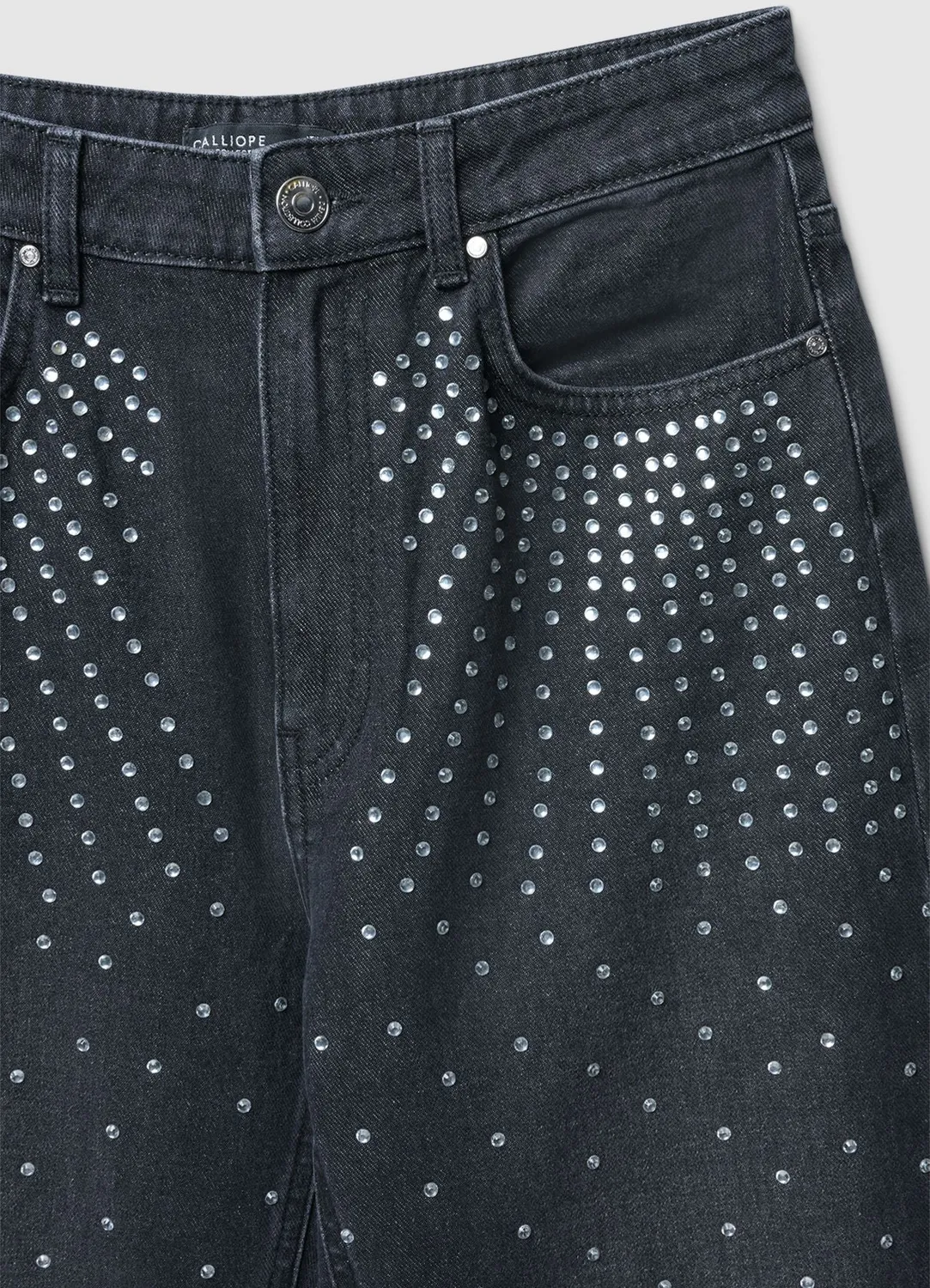 Calliope jeans strass femme taille 42 coupe droite