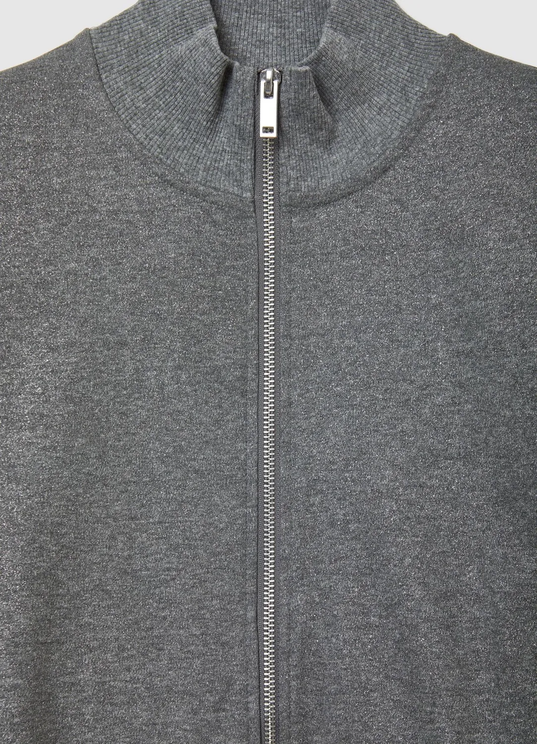 Calliope Luminescente sweat zippé femme brillant