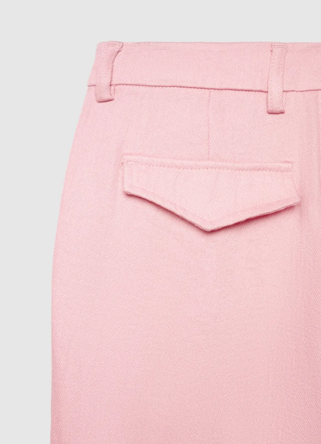 Calliope pantalon barrel femme uni à pinces taille haute