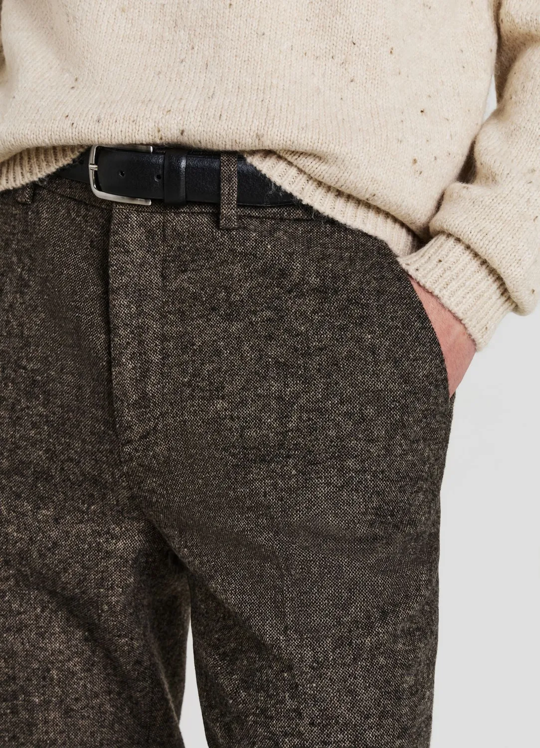 Calliope pantalon misto lana homme droit