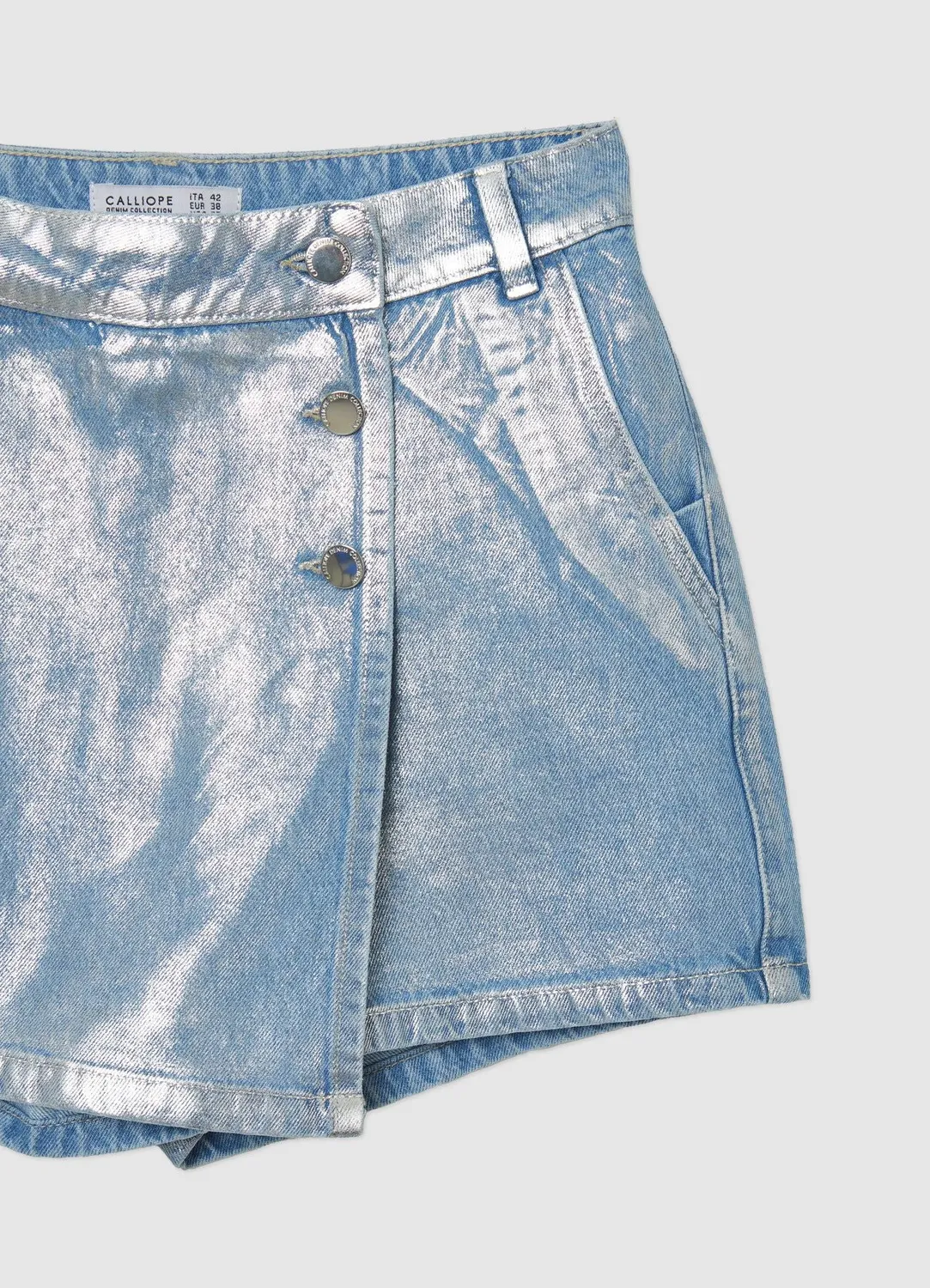 Calliope jupe-short enduite femme taille 42