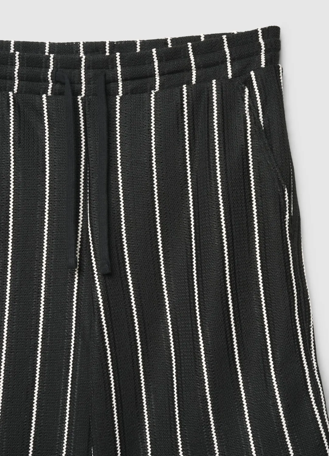 Calliope short sport homme rayé cordon poches