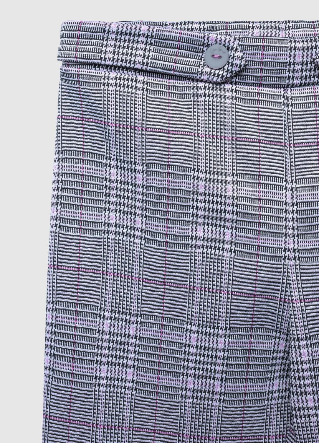 Calliope pantalon fille évasé à carreaux