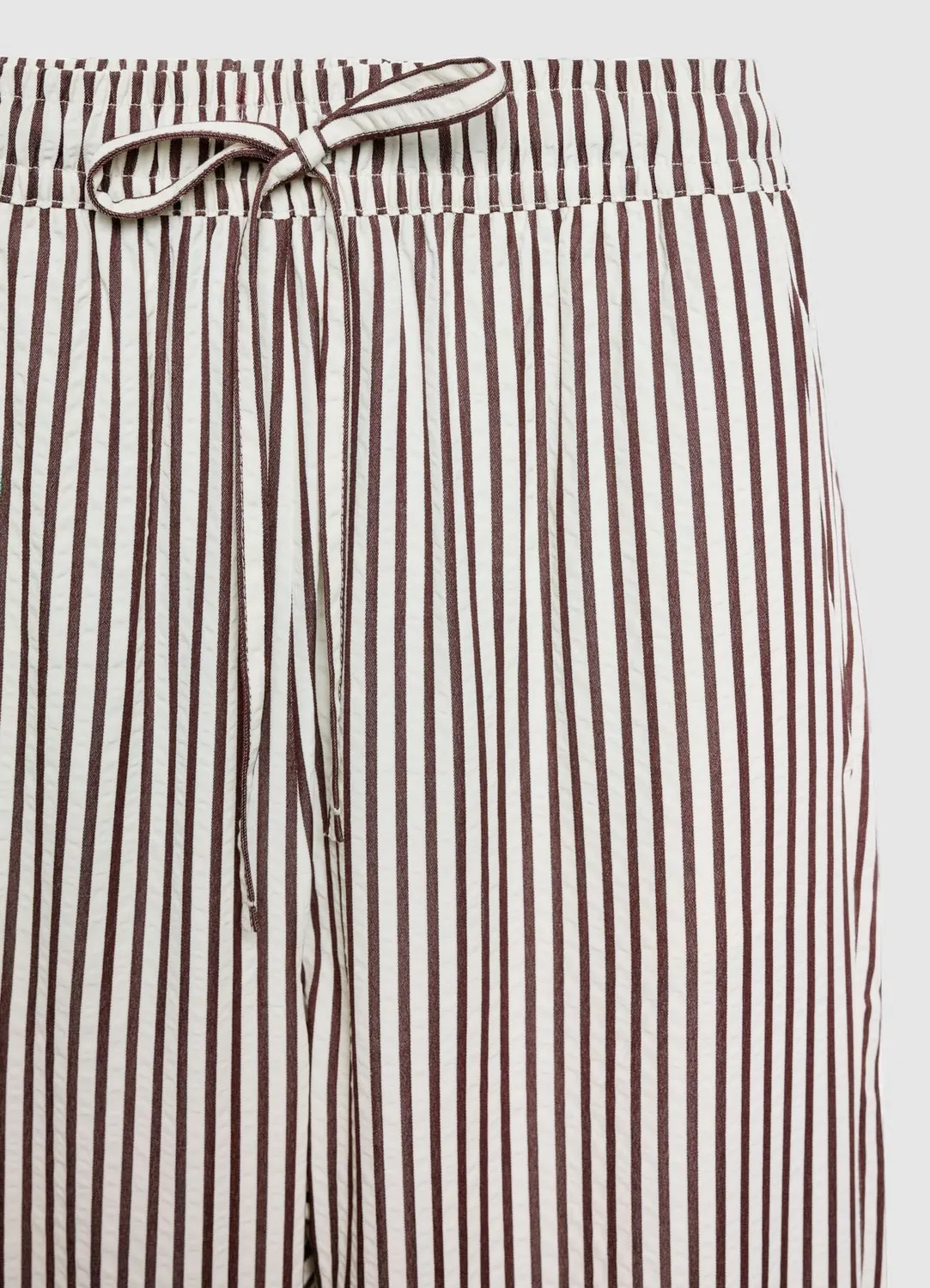 Calliope Jogger à rayures pantalon femme taille haute