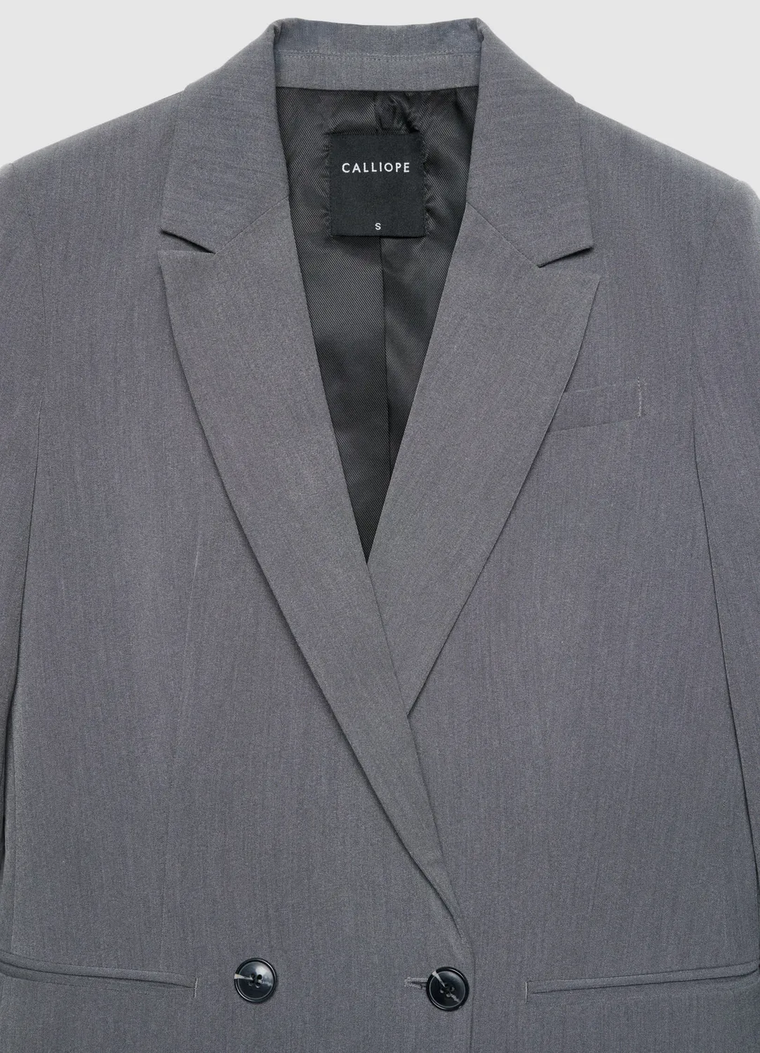 Calliope Veste double boutonnage femme effet mélangé