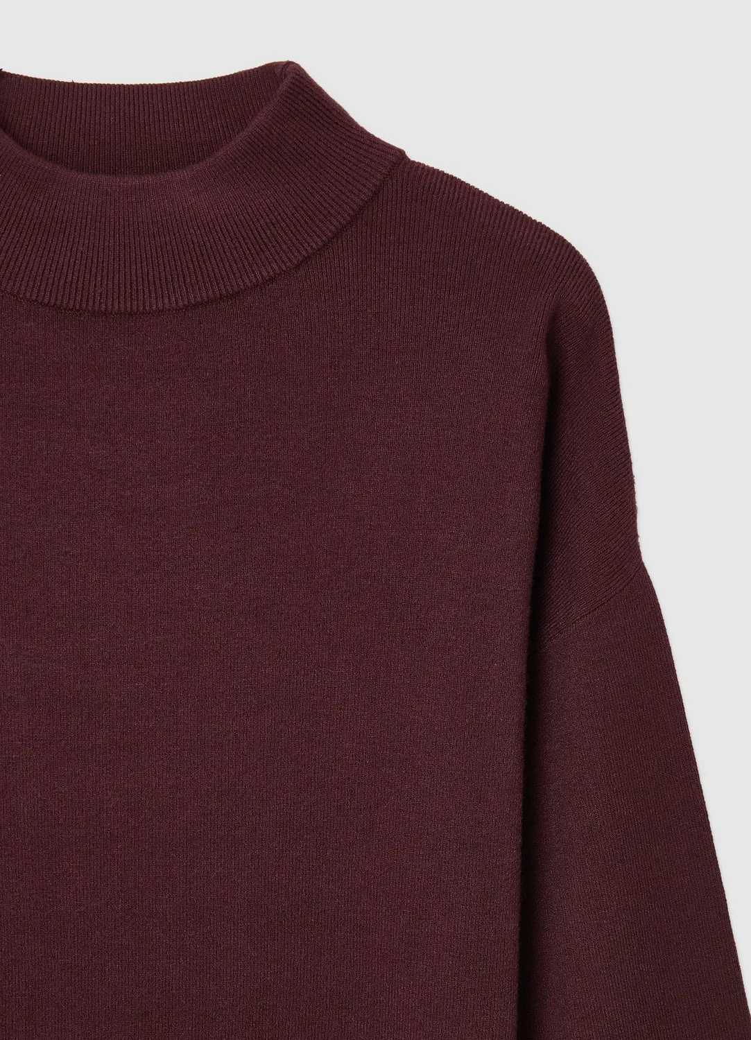 Calliope Pull col montant uni manches longues femme