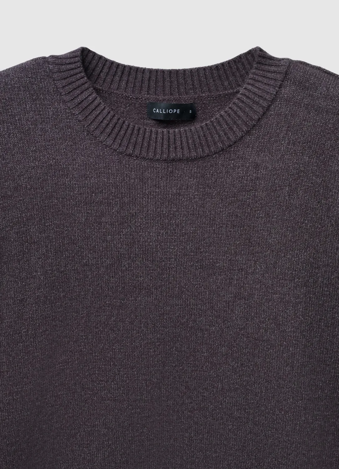 Calliope pull col rond bord franc femme
