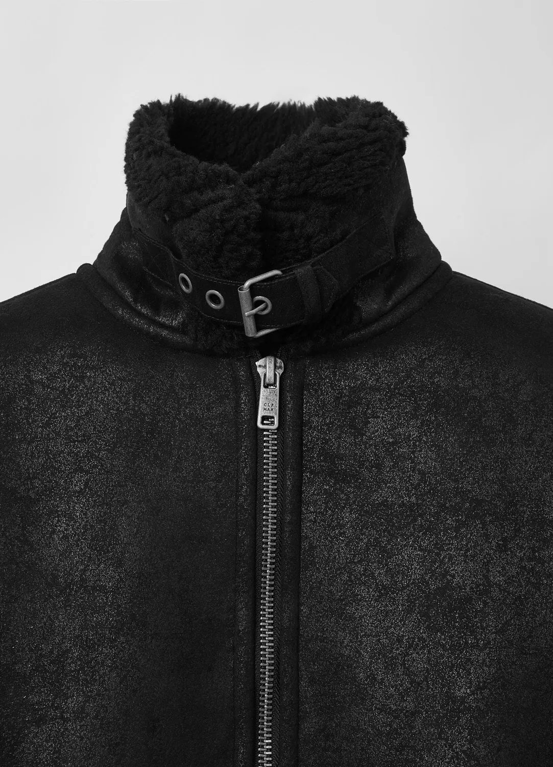 Calliope Blouson effet mouton blouson col à boucle