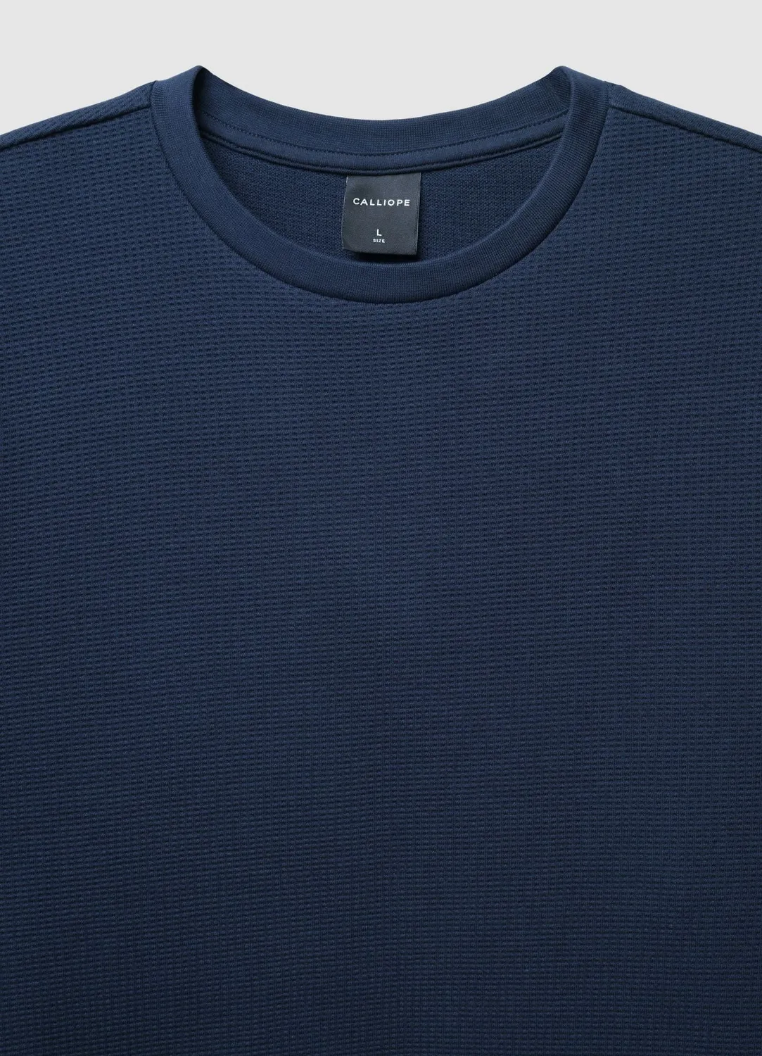 Calliope sweat col rond homme texturé