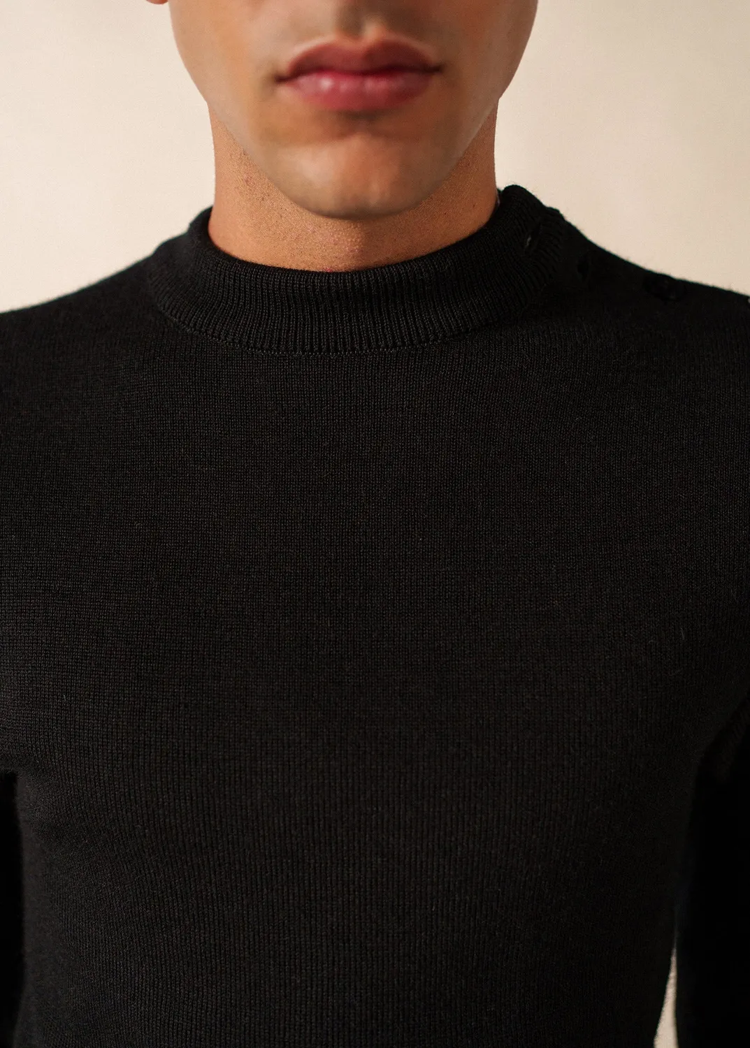 Saint James Matelot pull marin noir pure laine