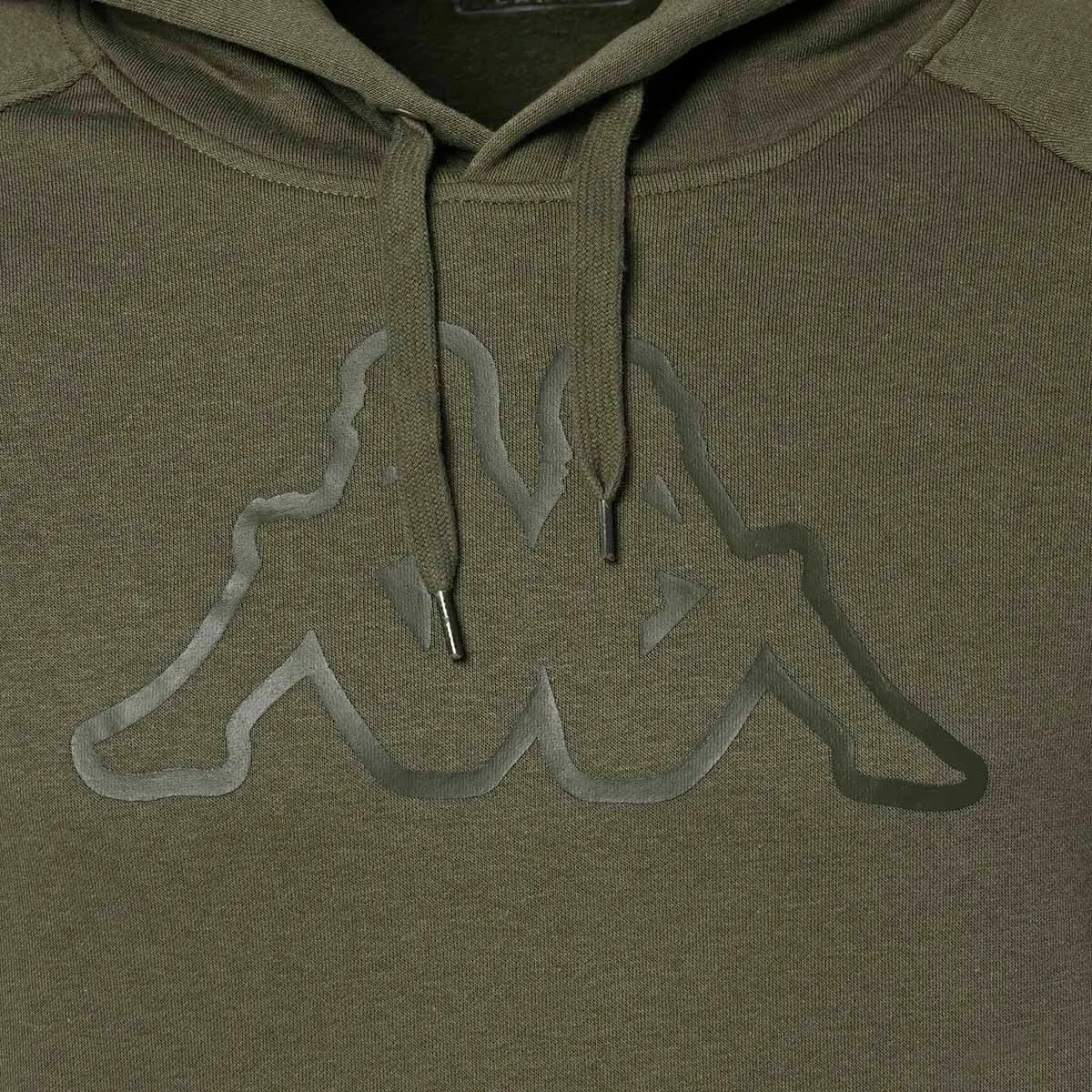 Robe di Kappa Zaiver hoodie homme vert molleton