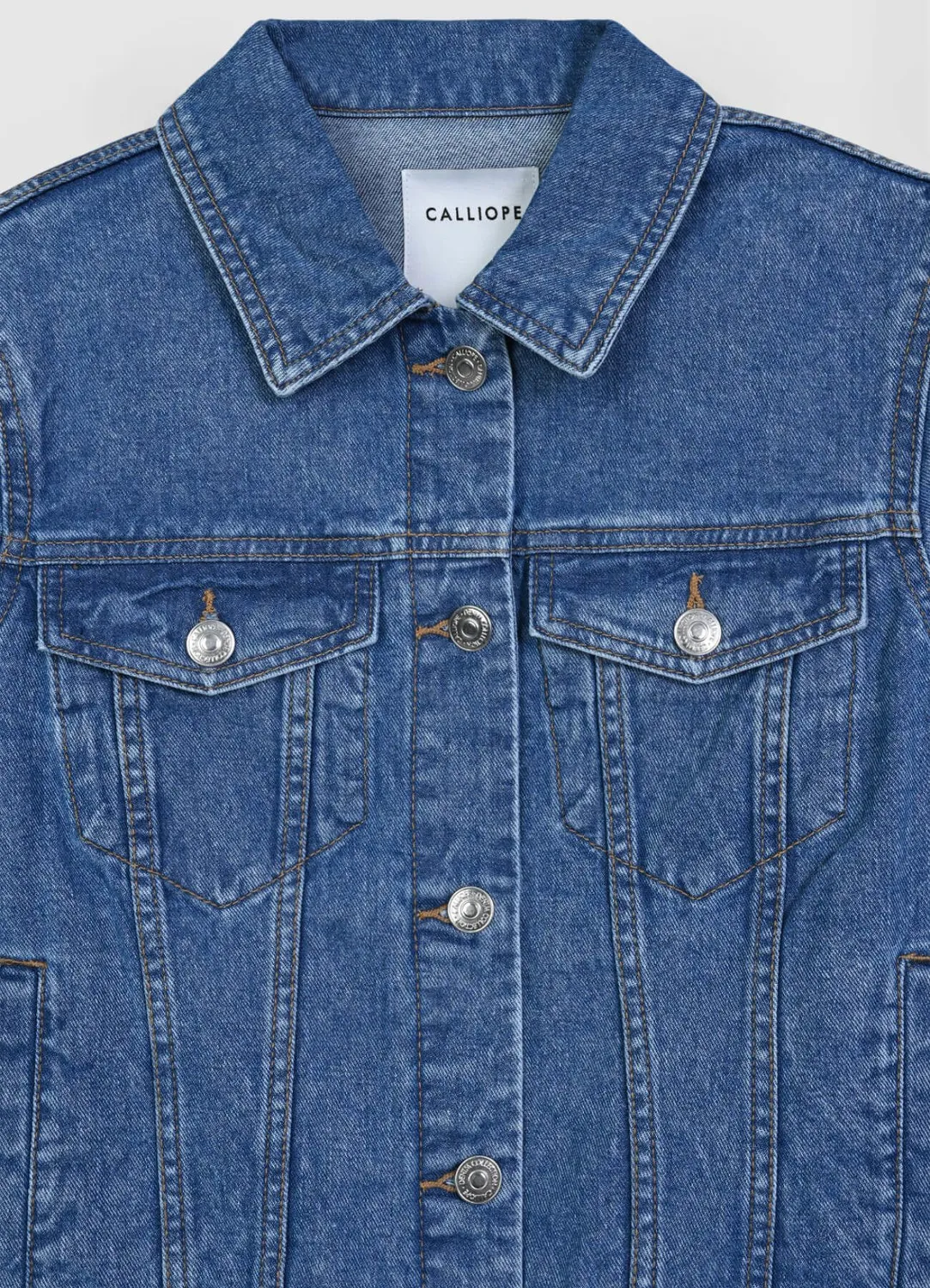 Calliope veste en jean femme boutons denim