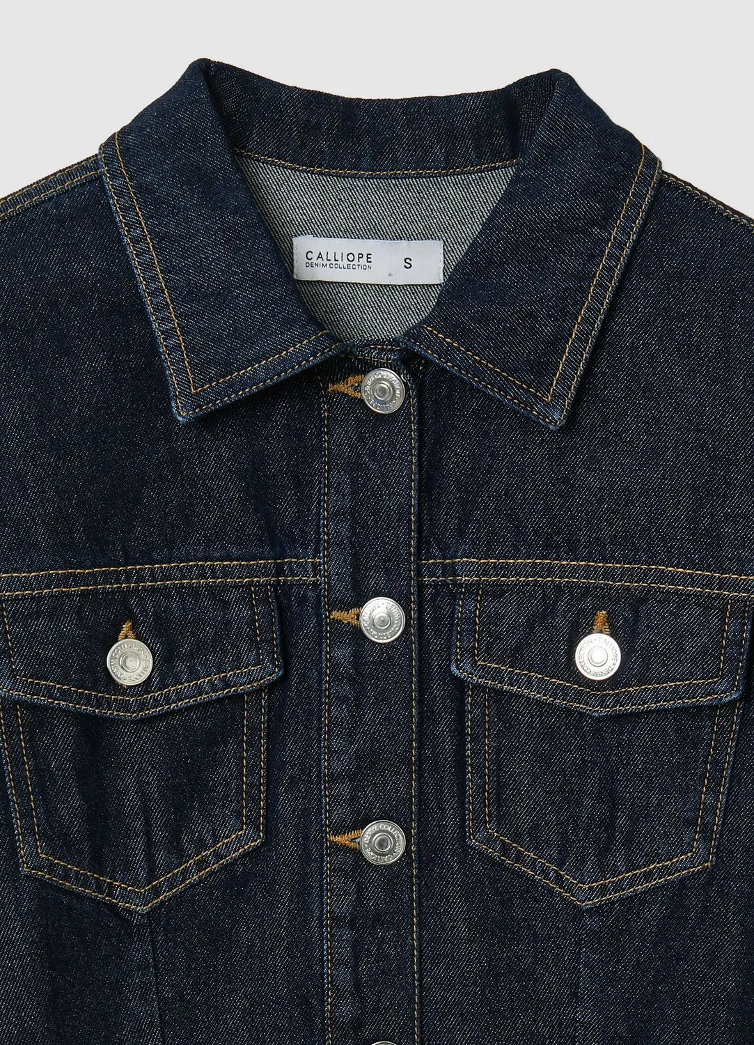 Calliope robe longue denim ceinture boutons femme