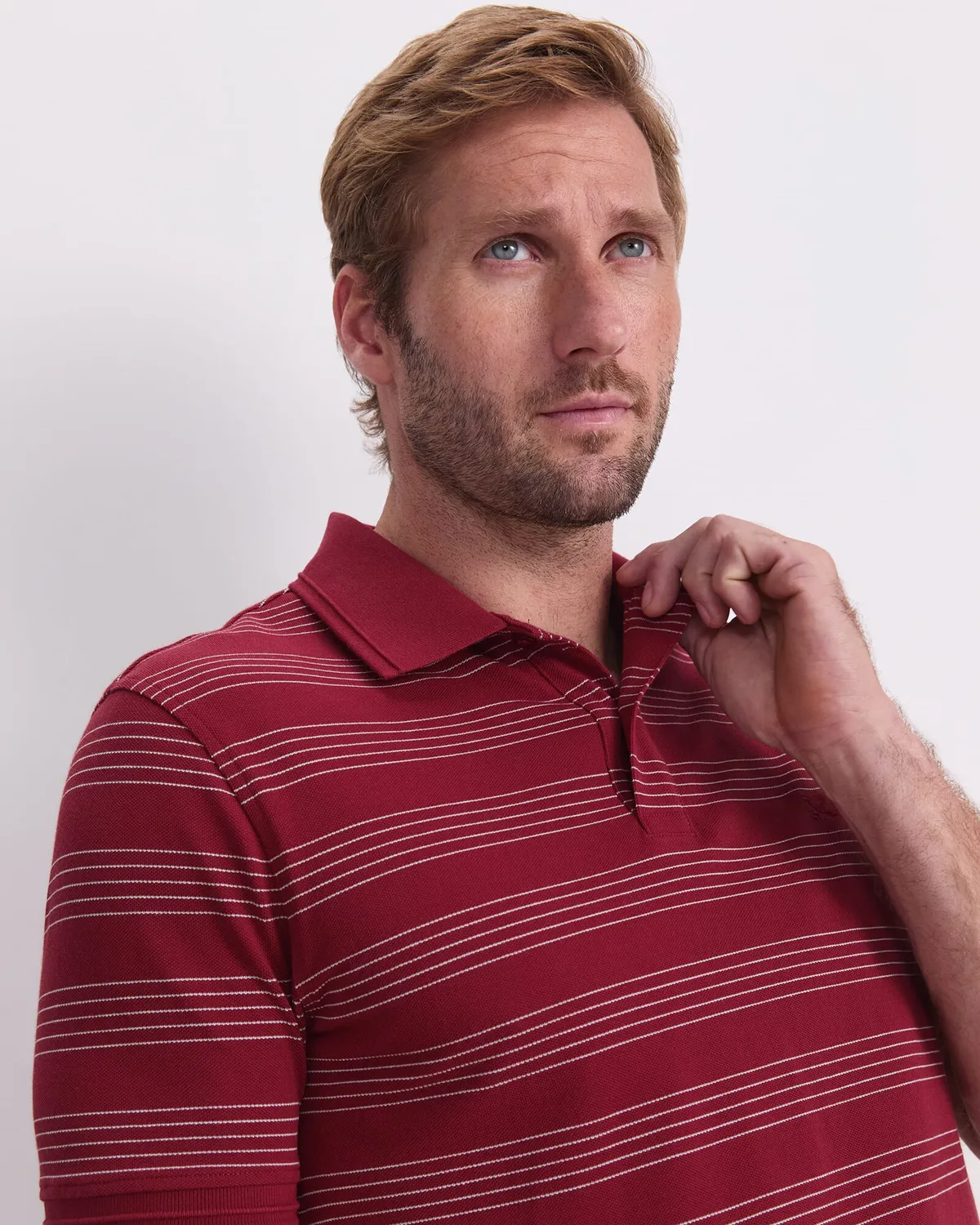 Sportscraft SC Stripe polo piqué coton homme rayé