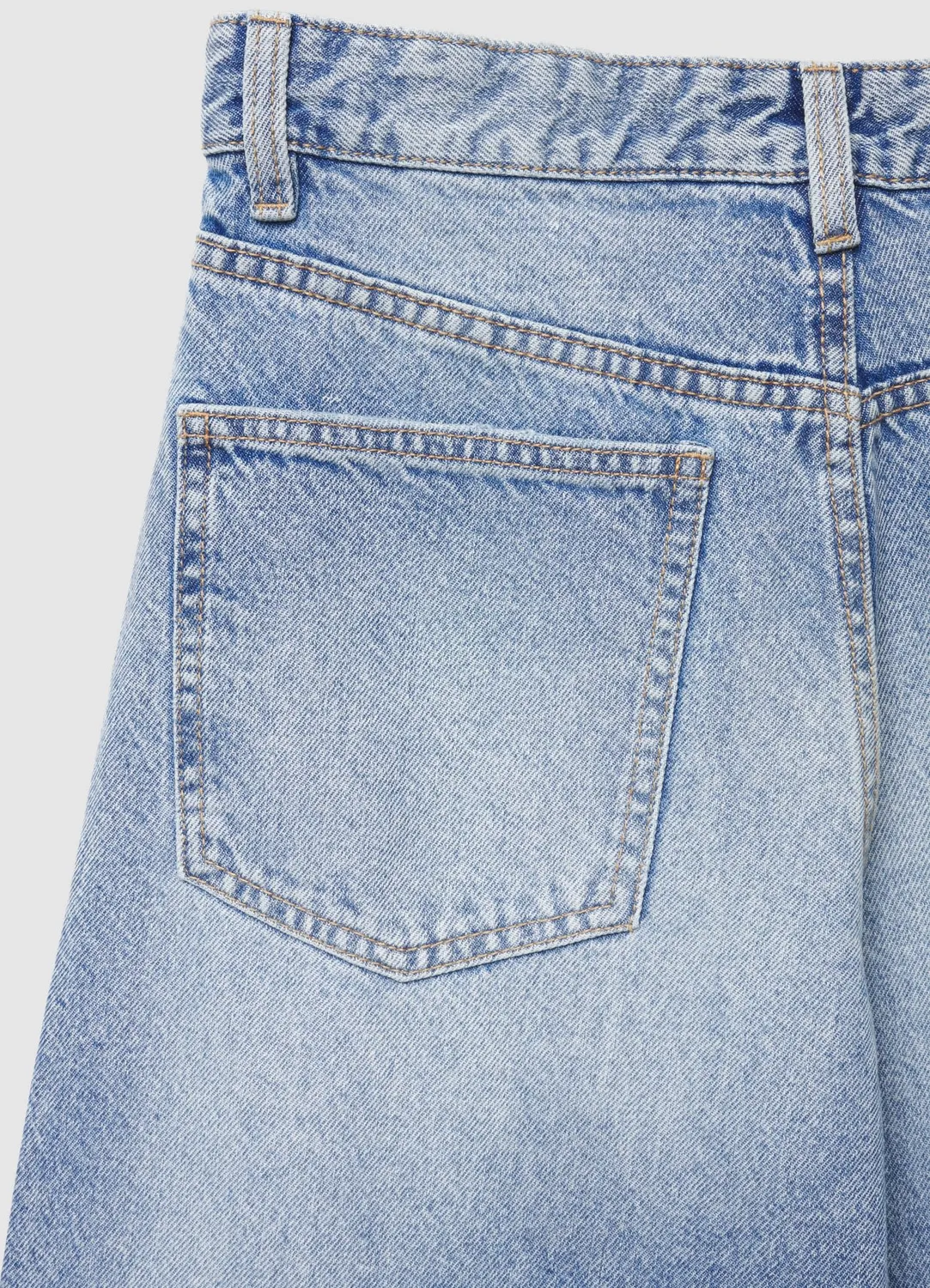 Calliope jean femme wide leg taille basse uni