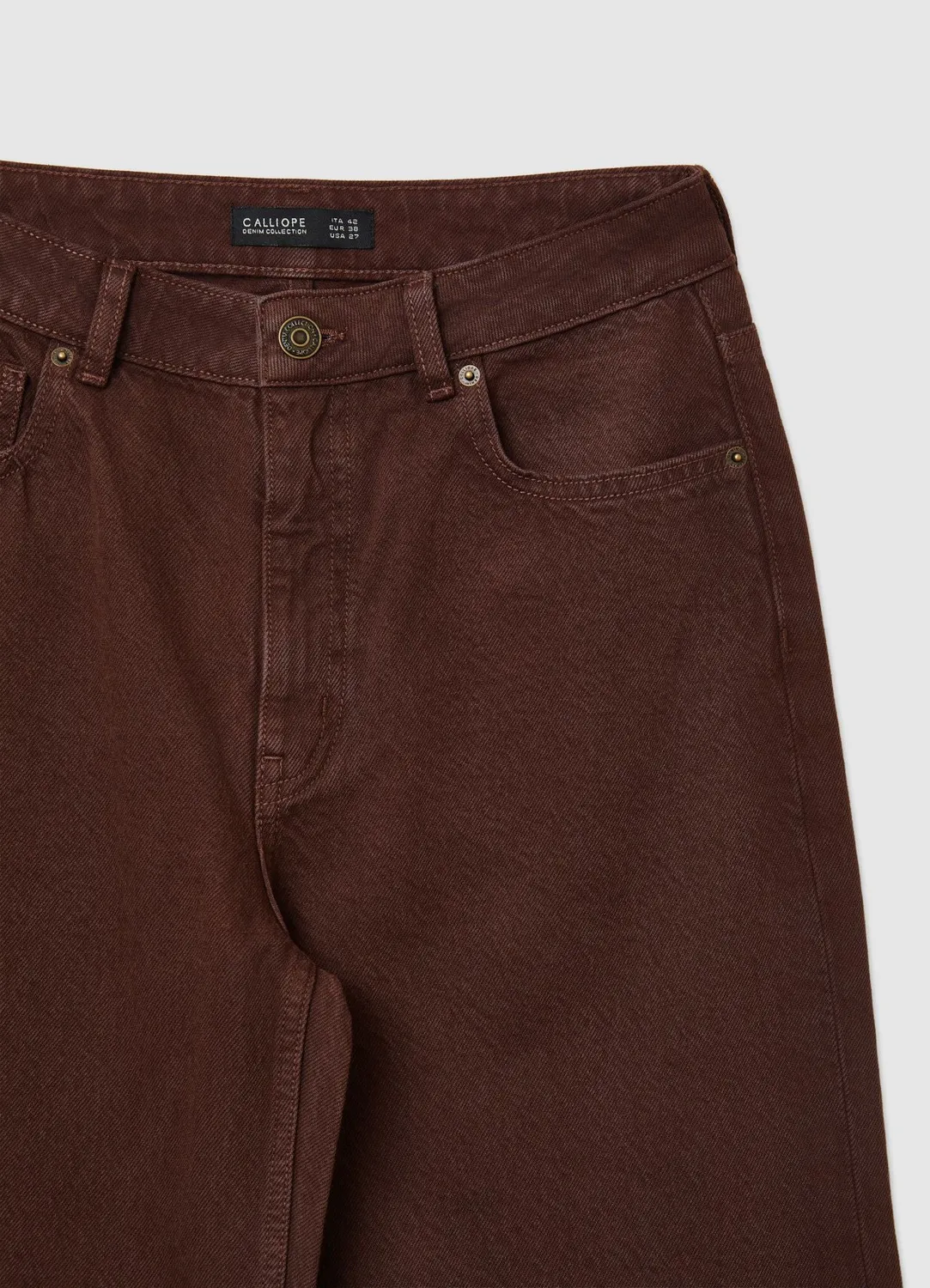 Calliope jean droit femme uni coupe droite
