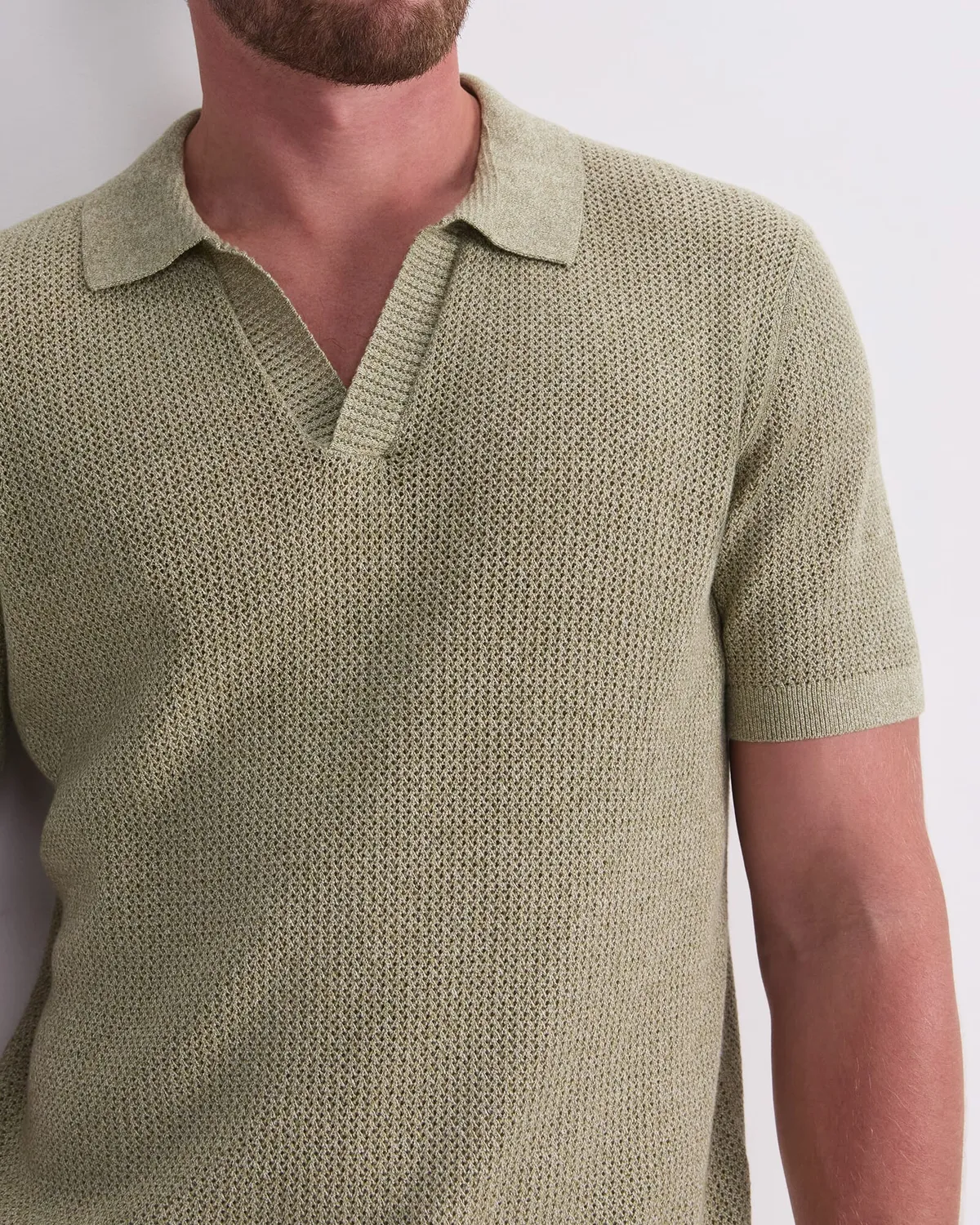 Sportscraft Arlo polo maille coton homme ajouré