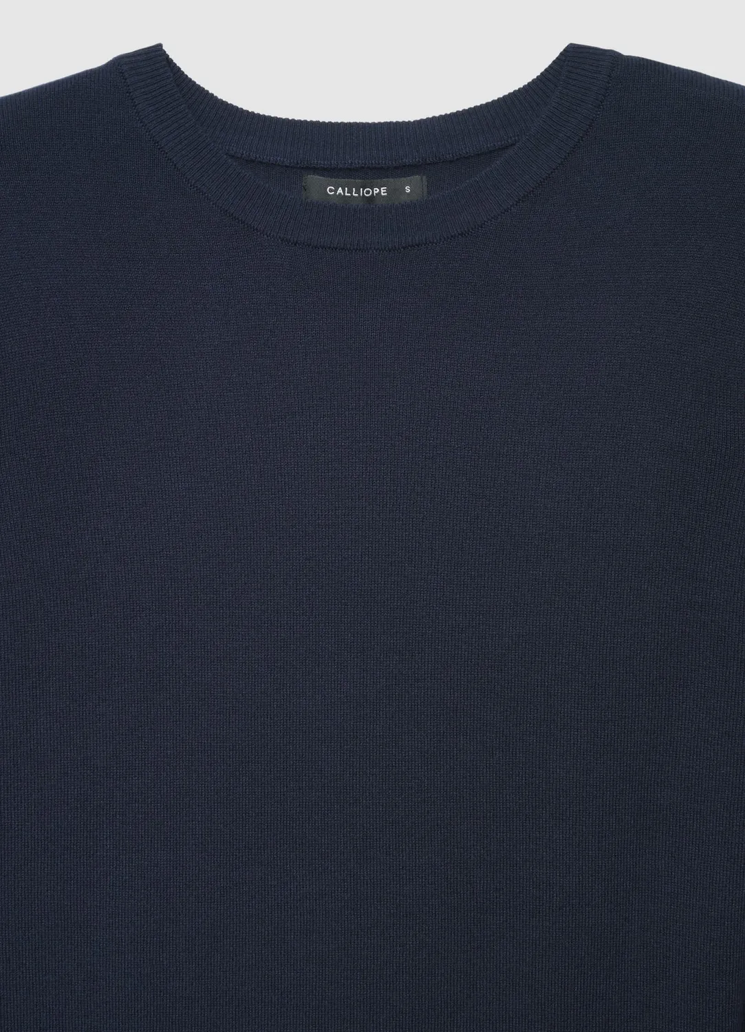 Calliope Pull col rond femme uni manches longues