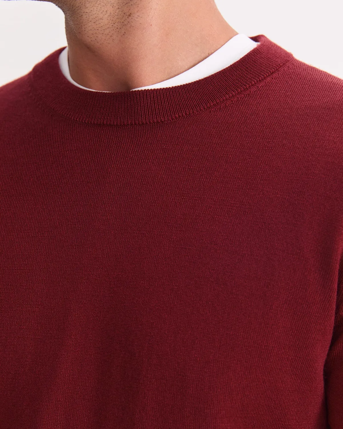 Sportscraft Merino Crew Neck pull laine mérinos homme