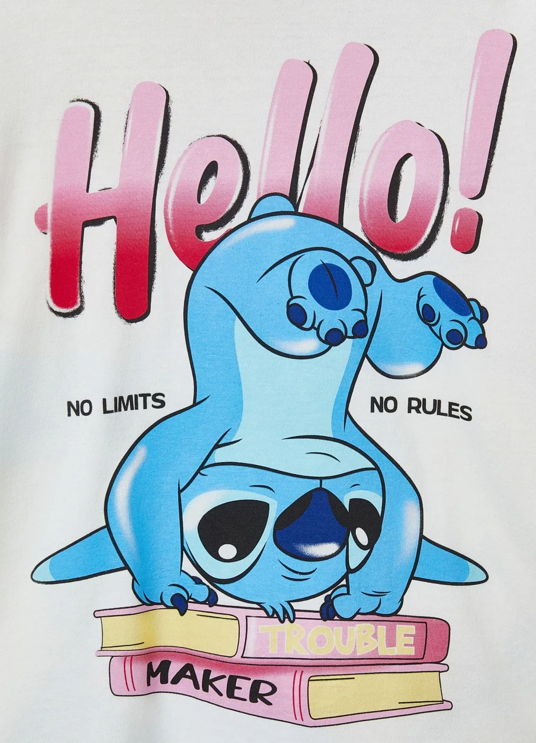 Calliope t-shirt Stitch manches longues fille coton