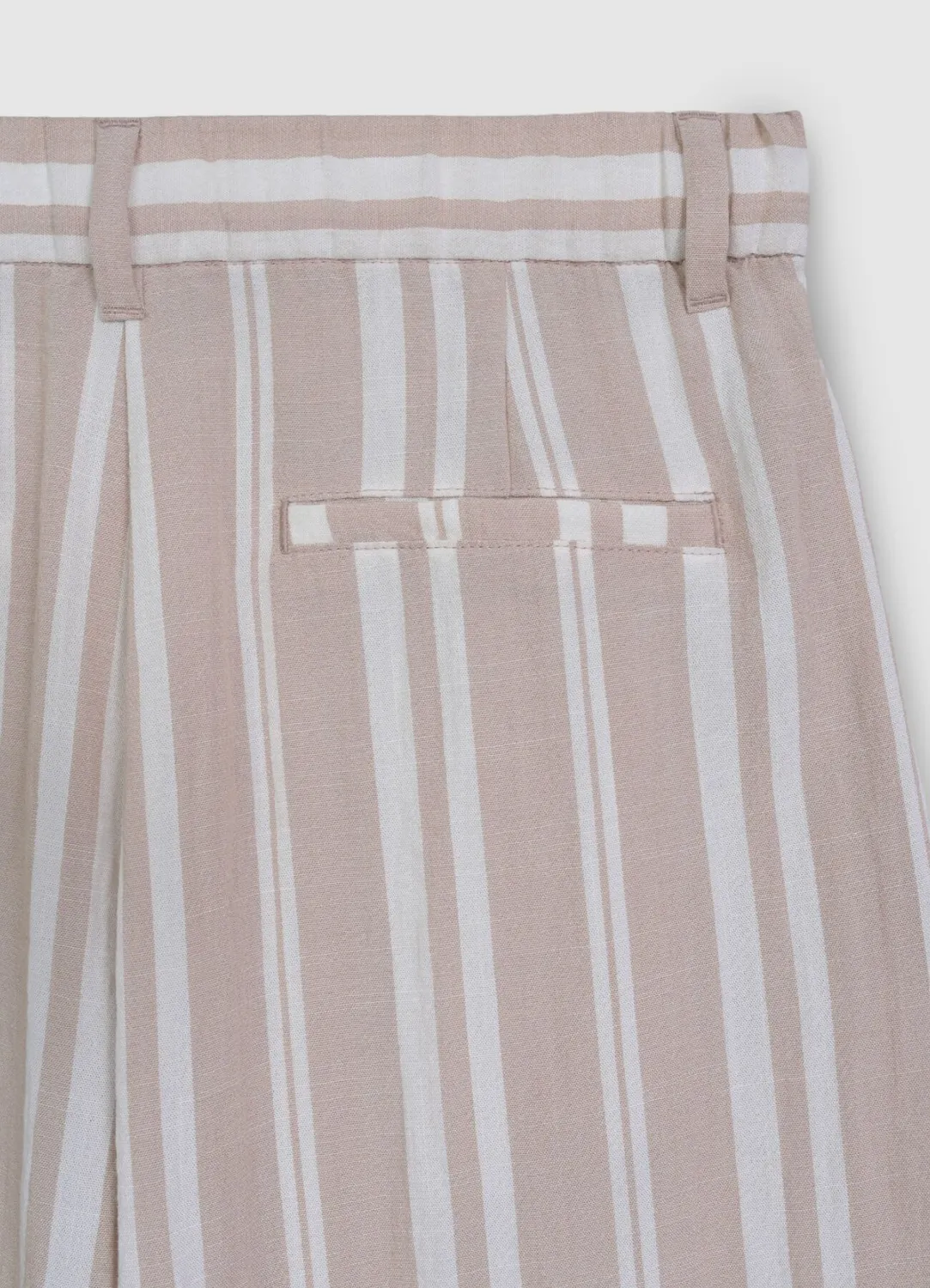 Calliope pantalon palazzo femme rayé regular