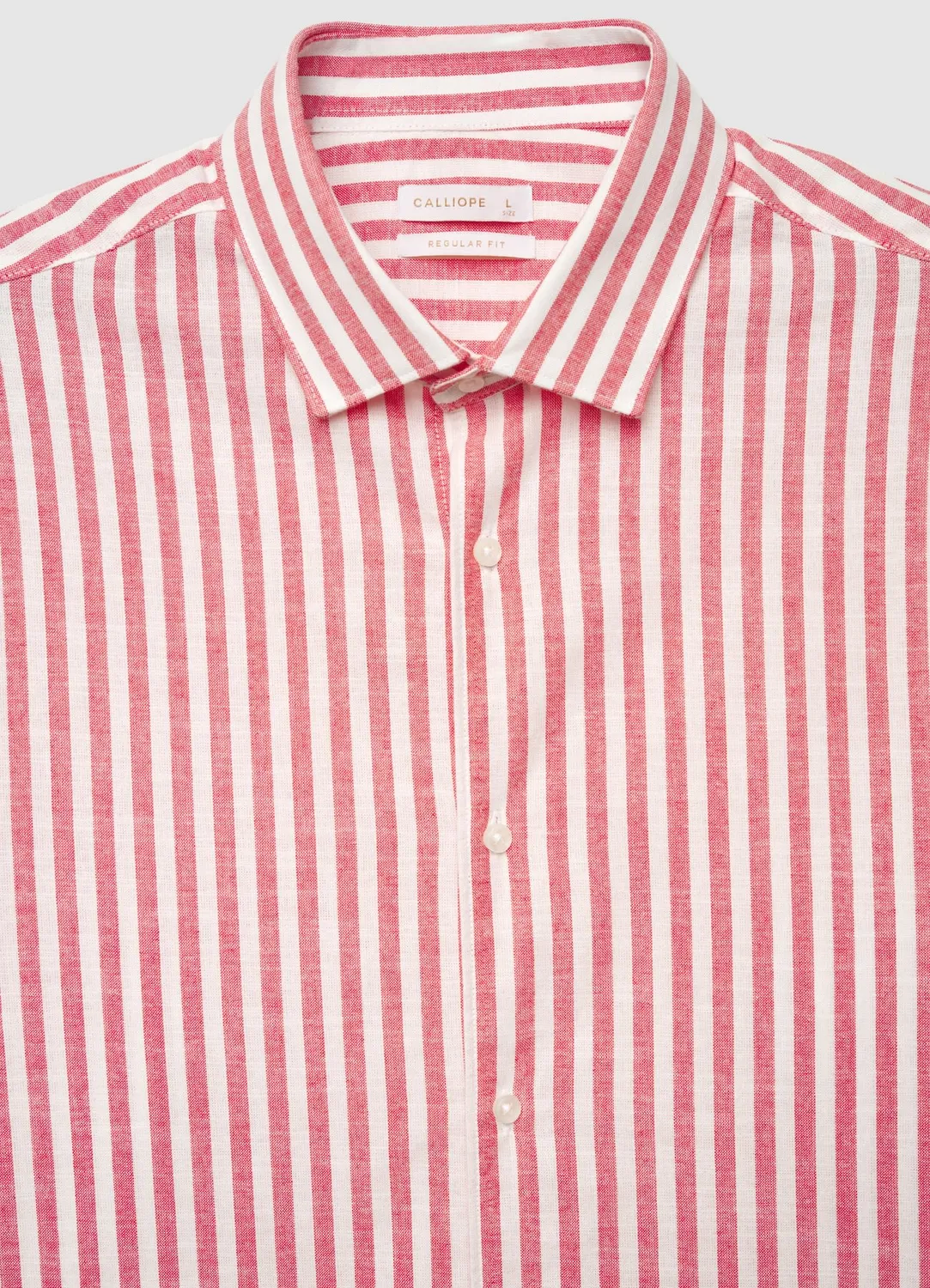 Calliope Chemise rayée homme col classique