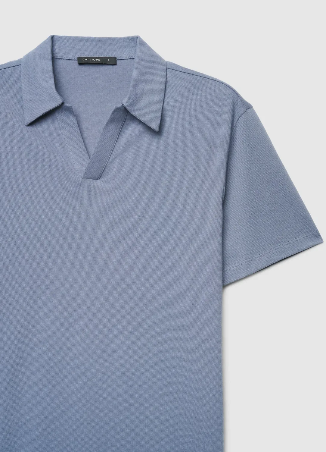 Calliope Polo uni homme manches courtes