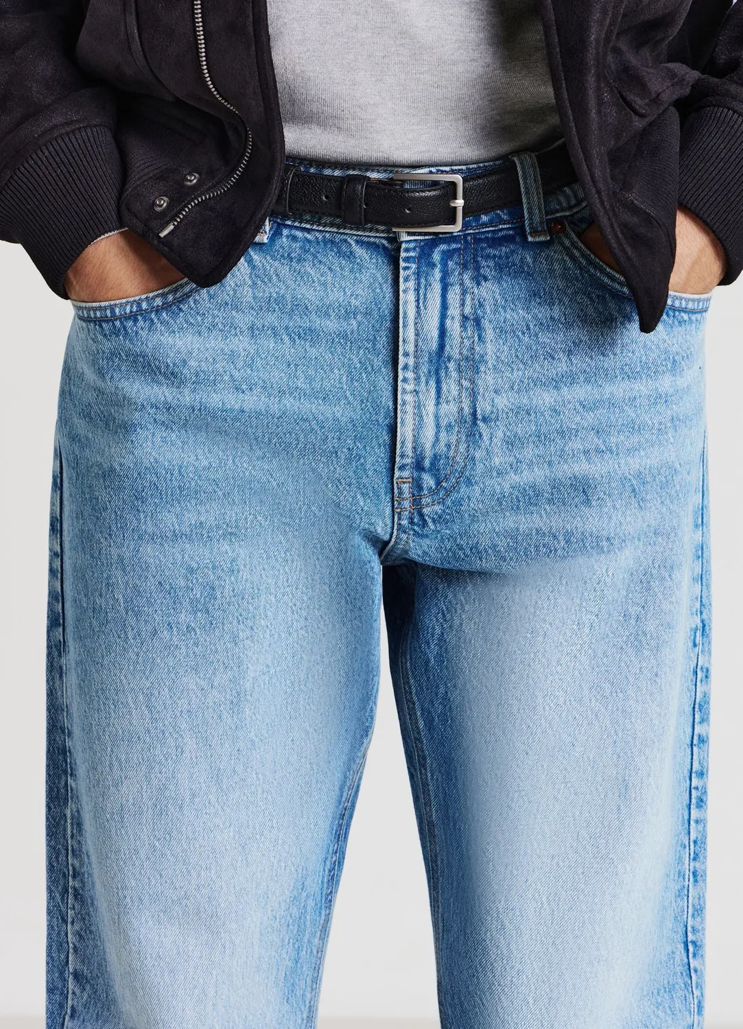 Calliope jean relaxed homme coupe droite