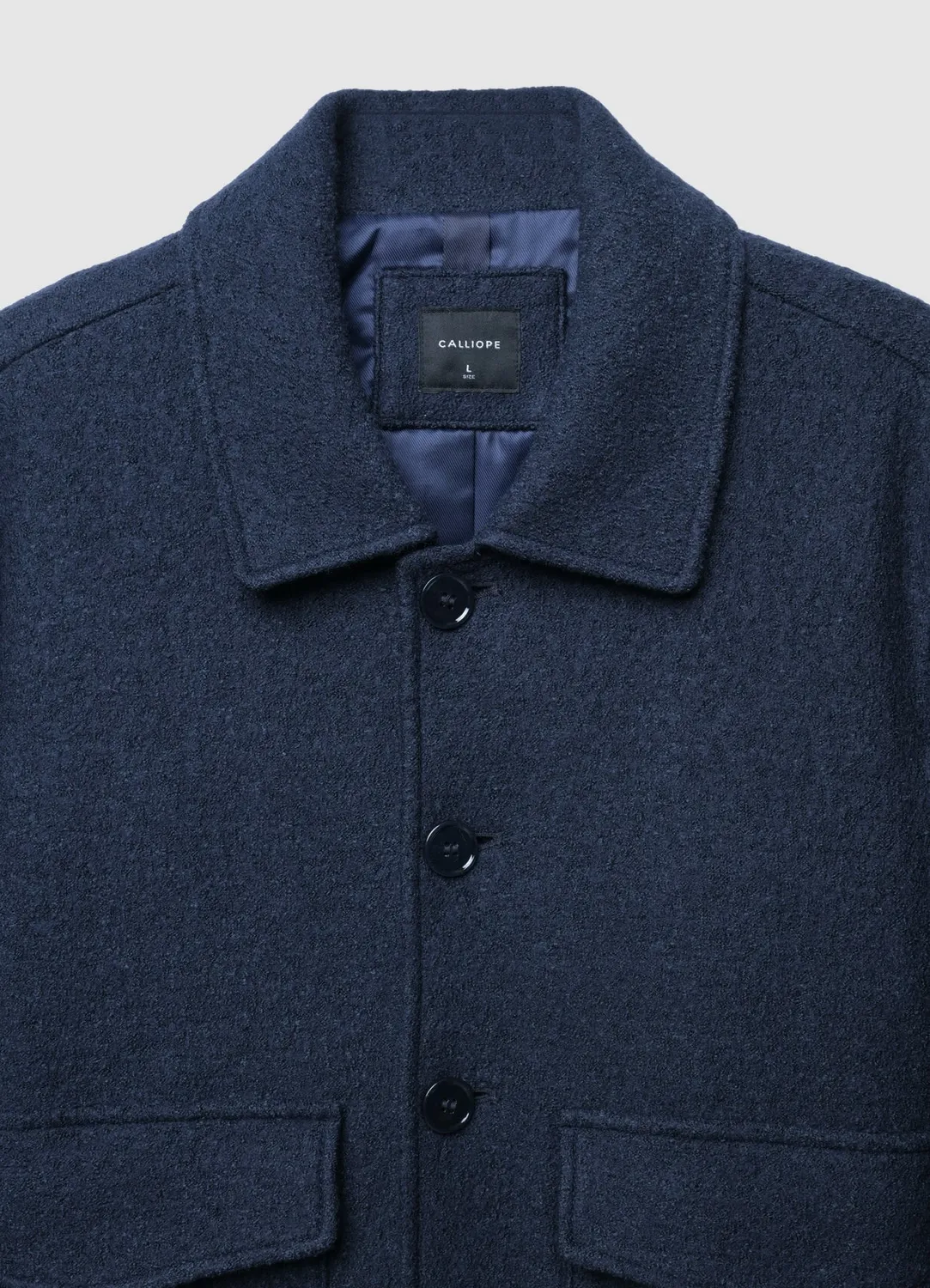 Calliope Bomber blouson homme laine bouillie