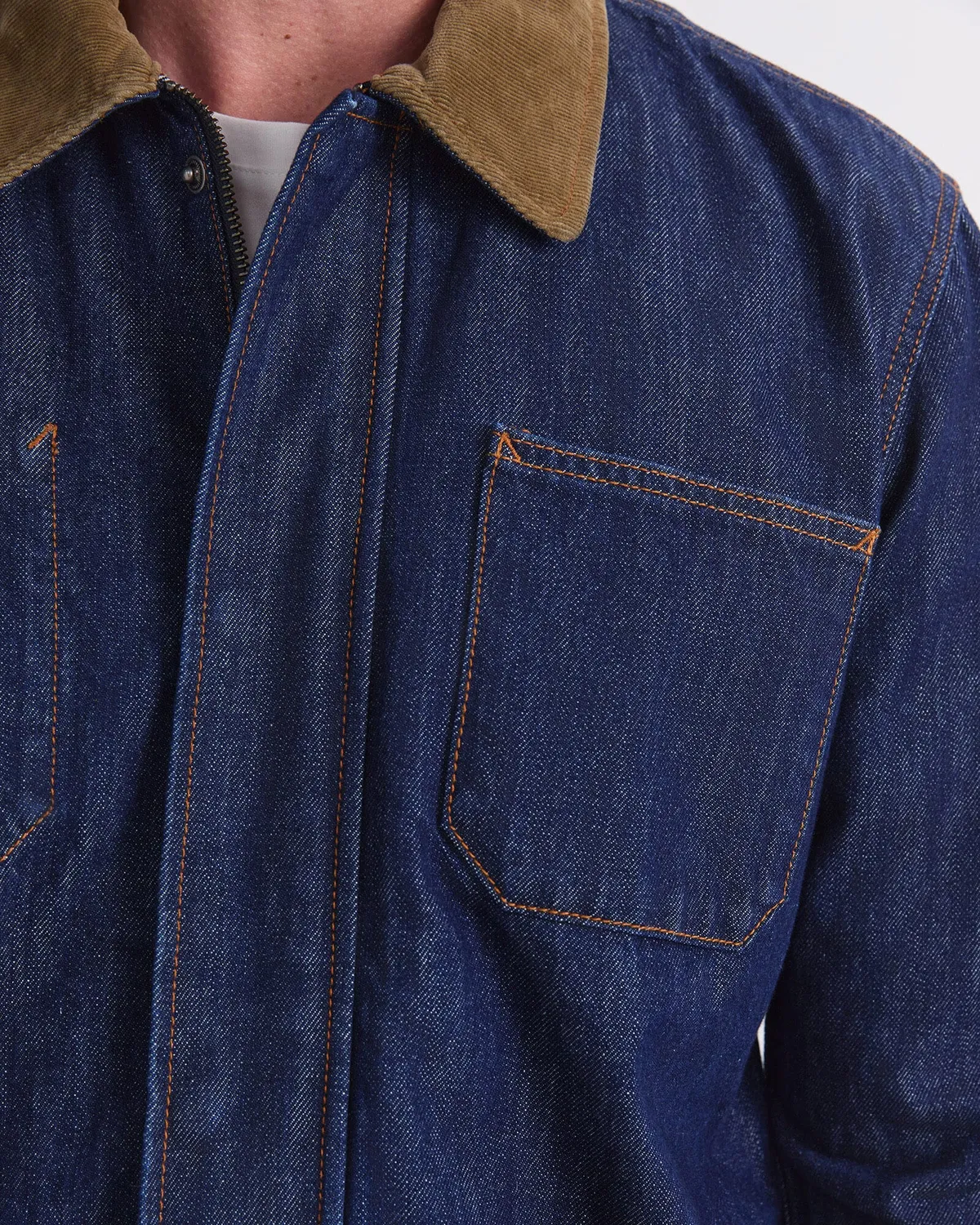 Sportscraft Denim Chore veste jean indigo homme