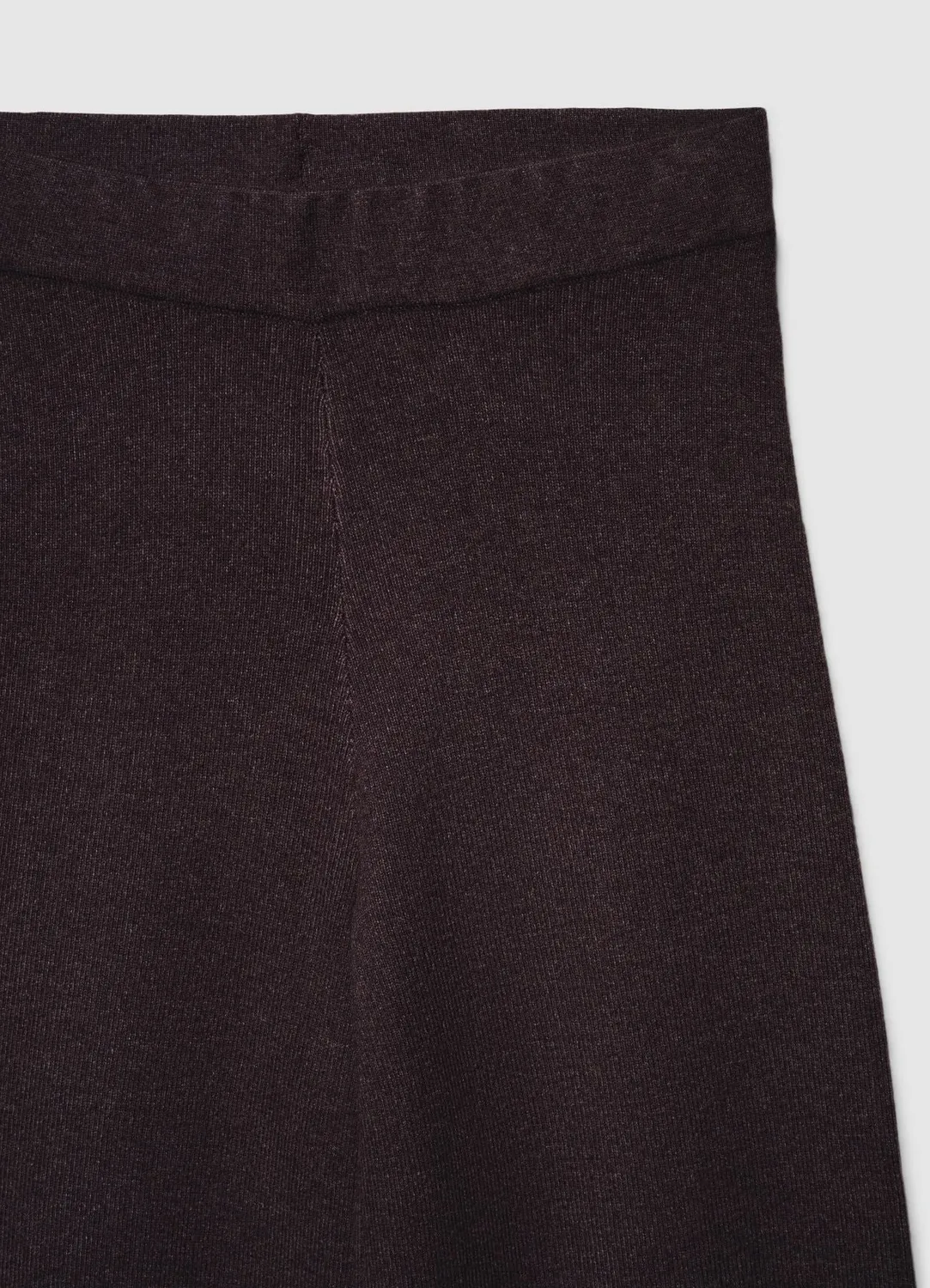 Calliope pantalon maille droit taille haute uni
