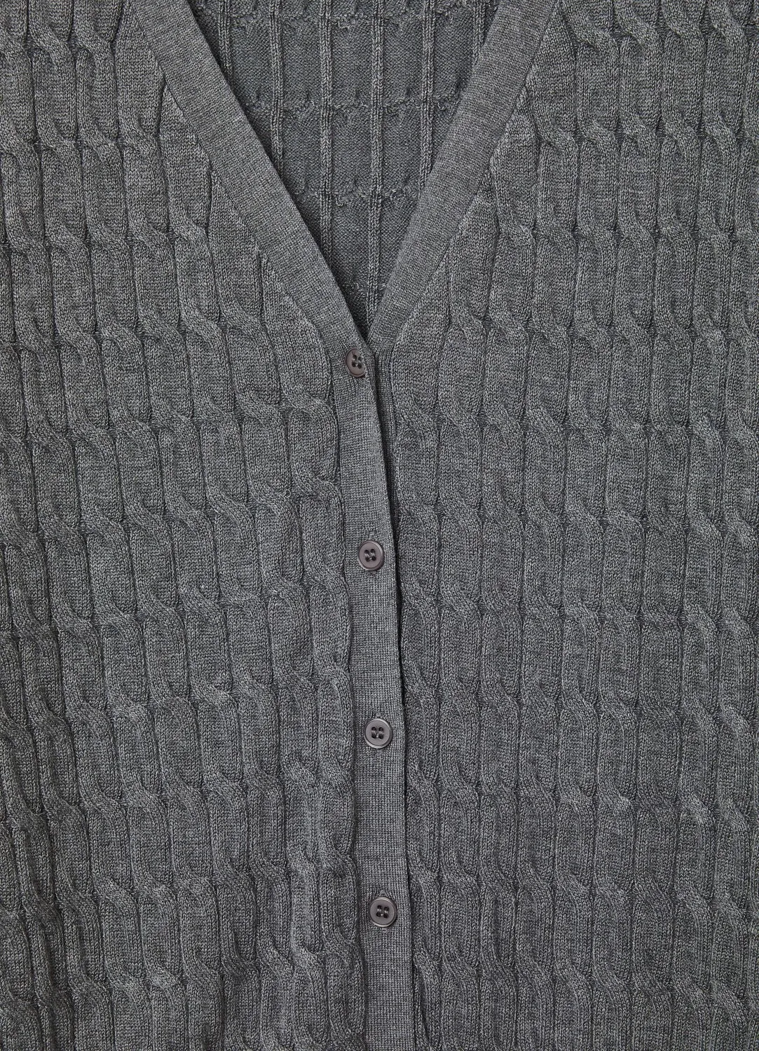 Calliope cardigan torsades femme col V boutonné