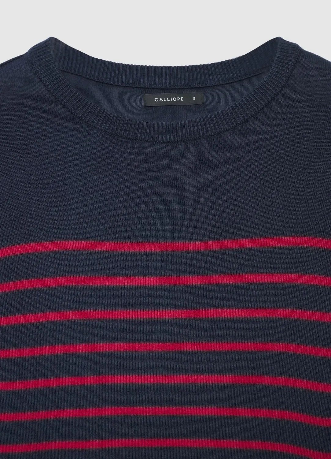 Calliope rayures col rond pull femme