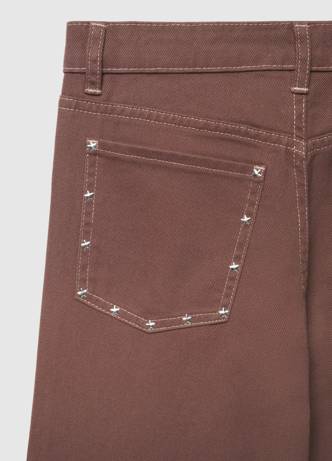 Calliope pantalon wide leg fille clous étoile