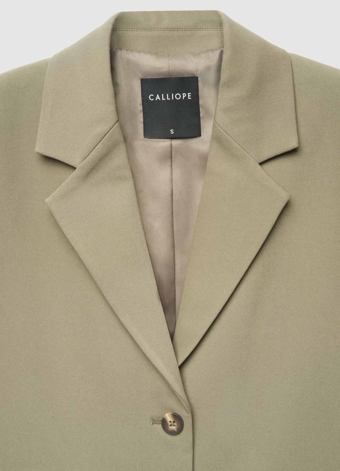 Calliope veste chemise femme unie à boutons ceinturée