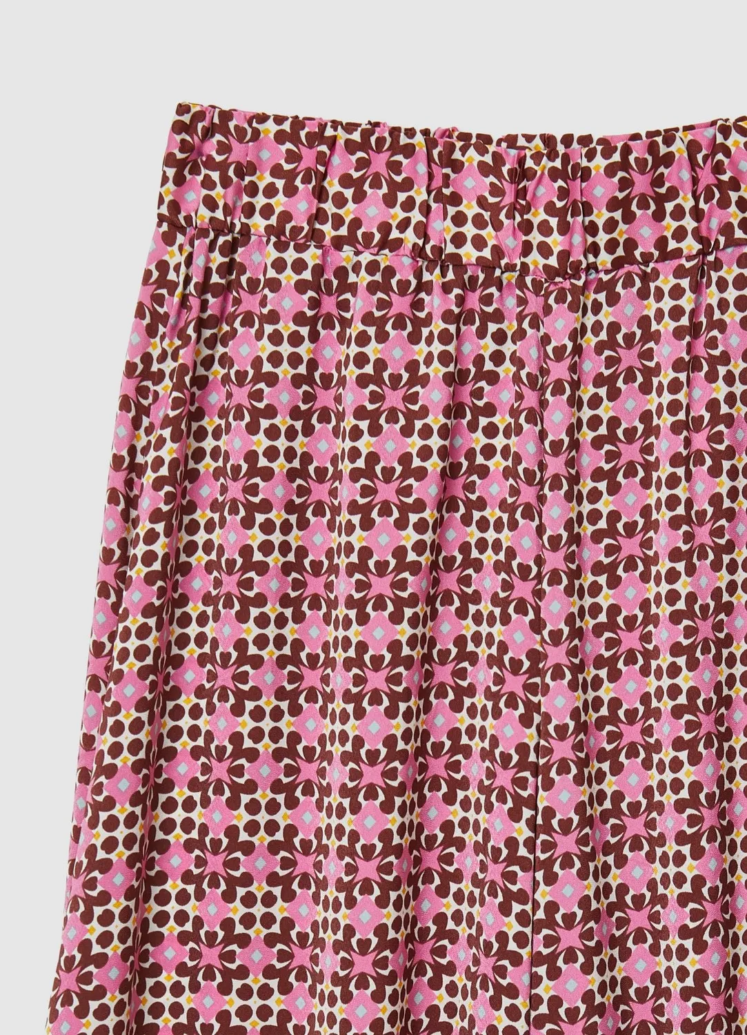 Calliope Jupe-Short Satin Femme Taille Elastique