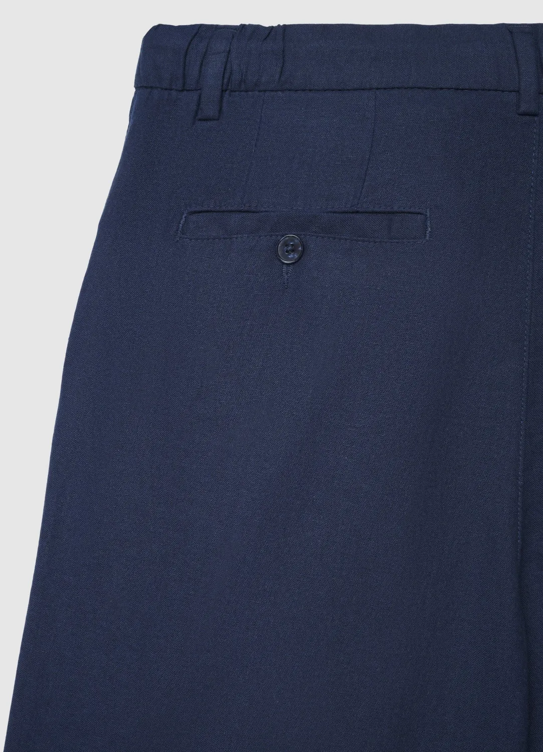 Calliope bermuda misto lino short homme lin uni
