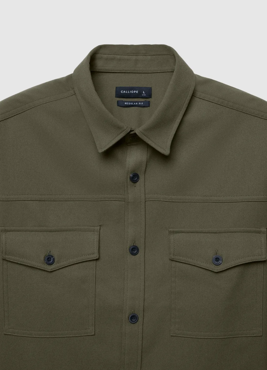 Calliope chemise homme manches longues poches L