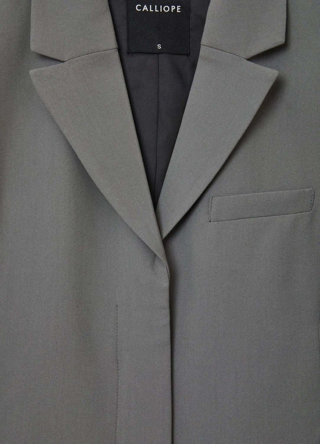 Calliope blazer slim femme taille S col classique
