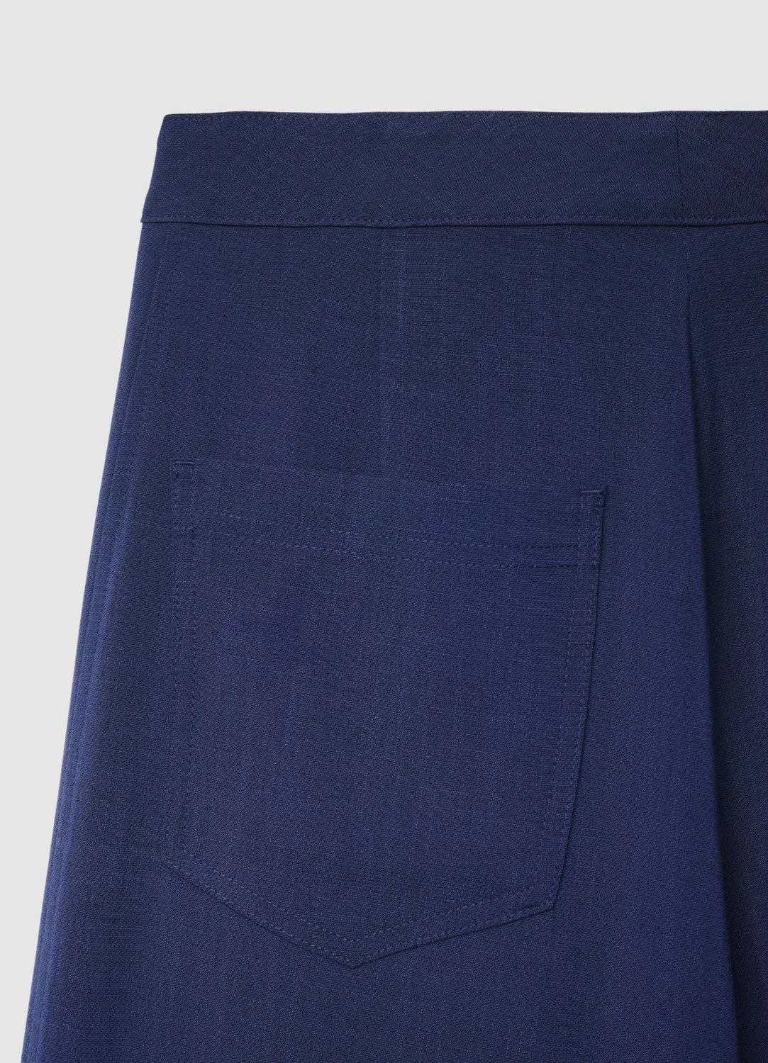 Calliope pantalon palazzo femme pinces uni