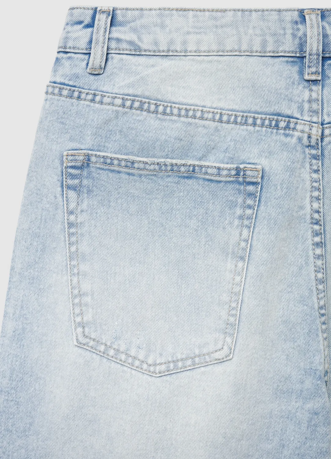Calliope Short jean baggy homme uni coton
