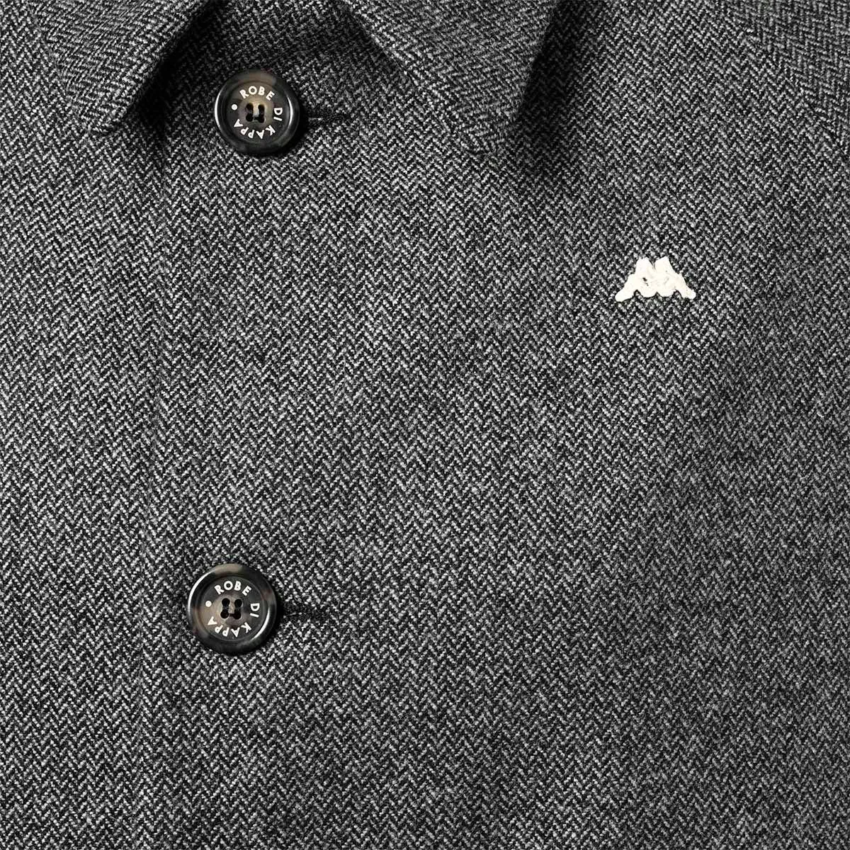 Robe di Kappa Schlatt manteau gris unisexe laine droite