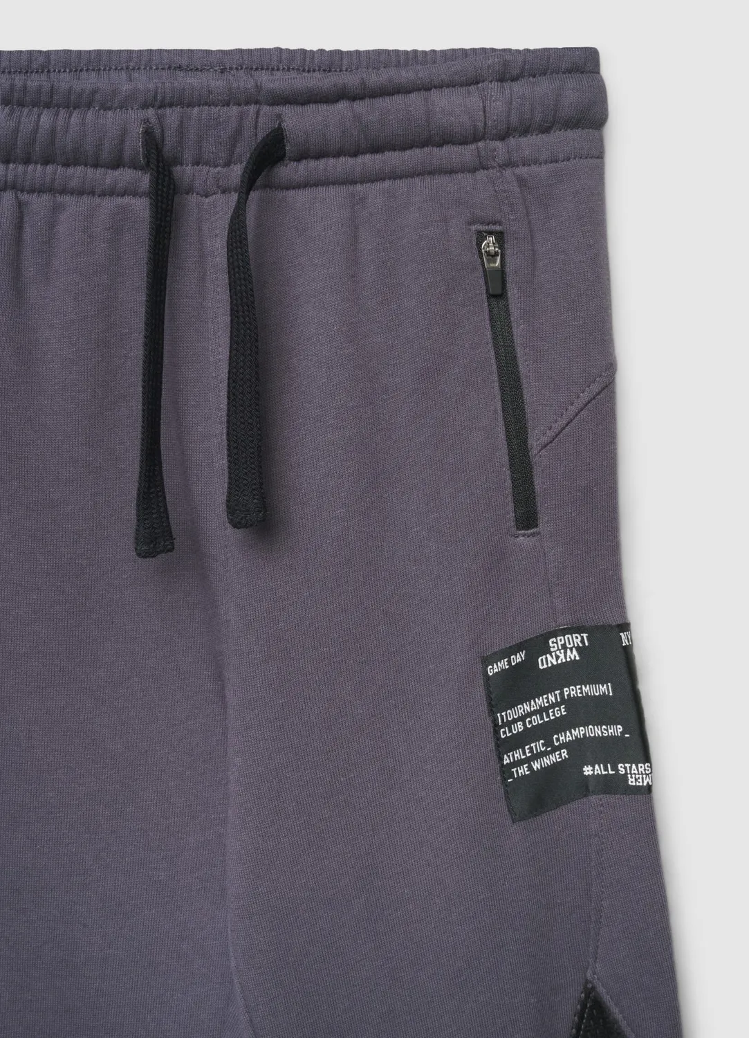 Calliope pantalon jogger garçon cordon poches zippées