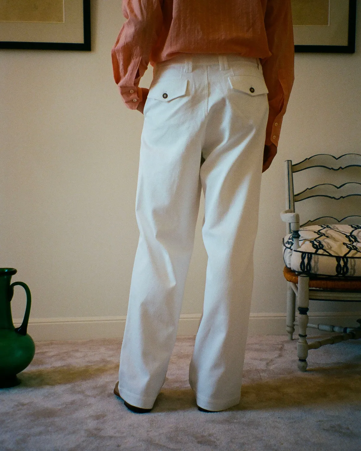 Erevan Walter Siwa White pantalon blanc