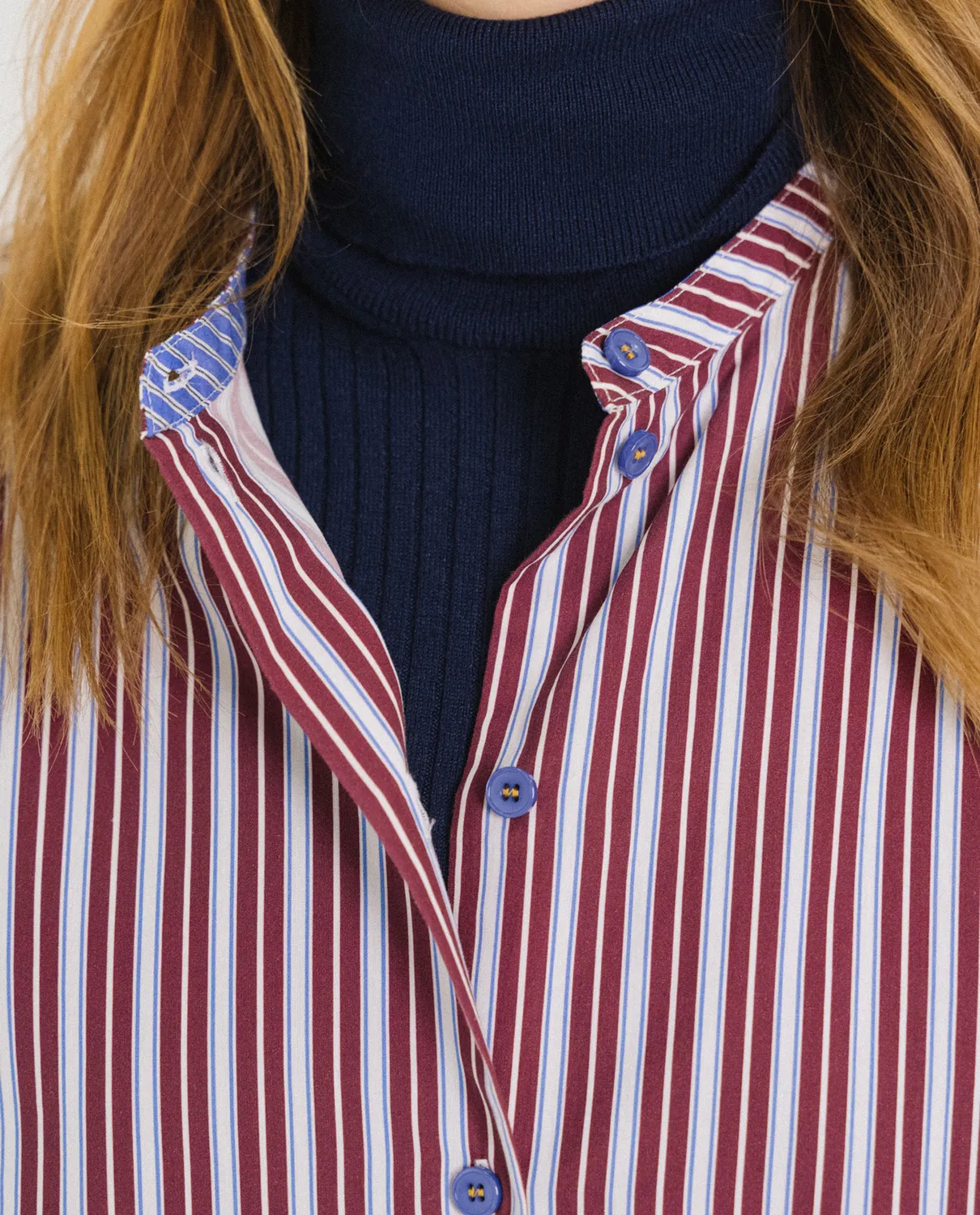Tinsels Doha blouse courte charles rayée