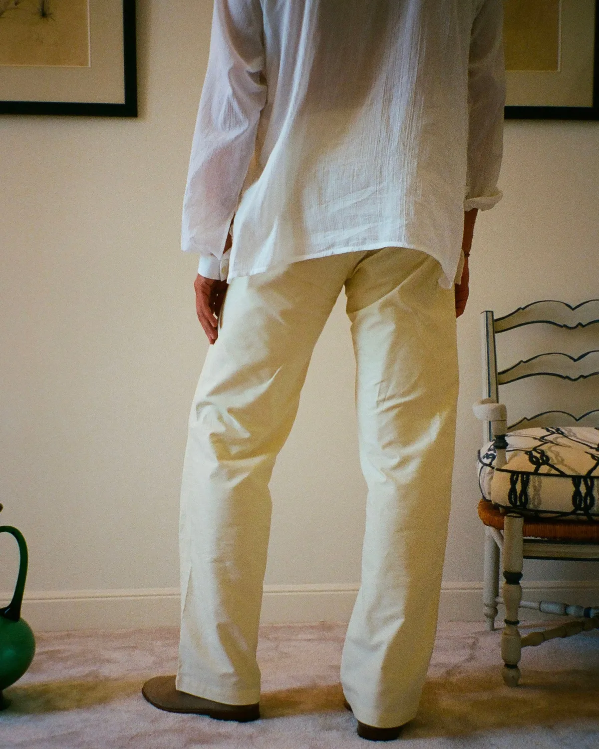 Erevan Capon Oxford Jaune pantalon