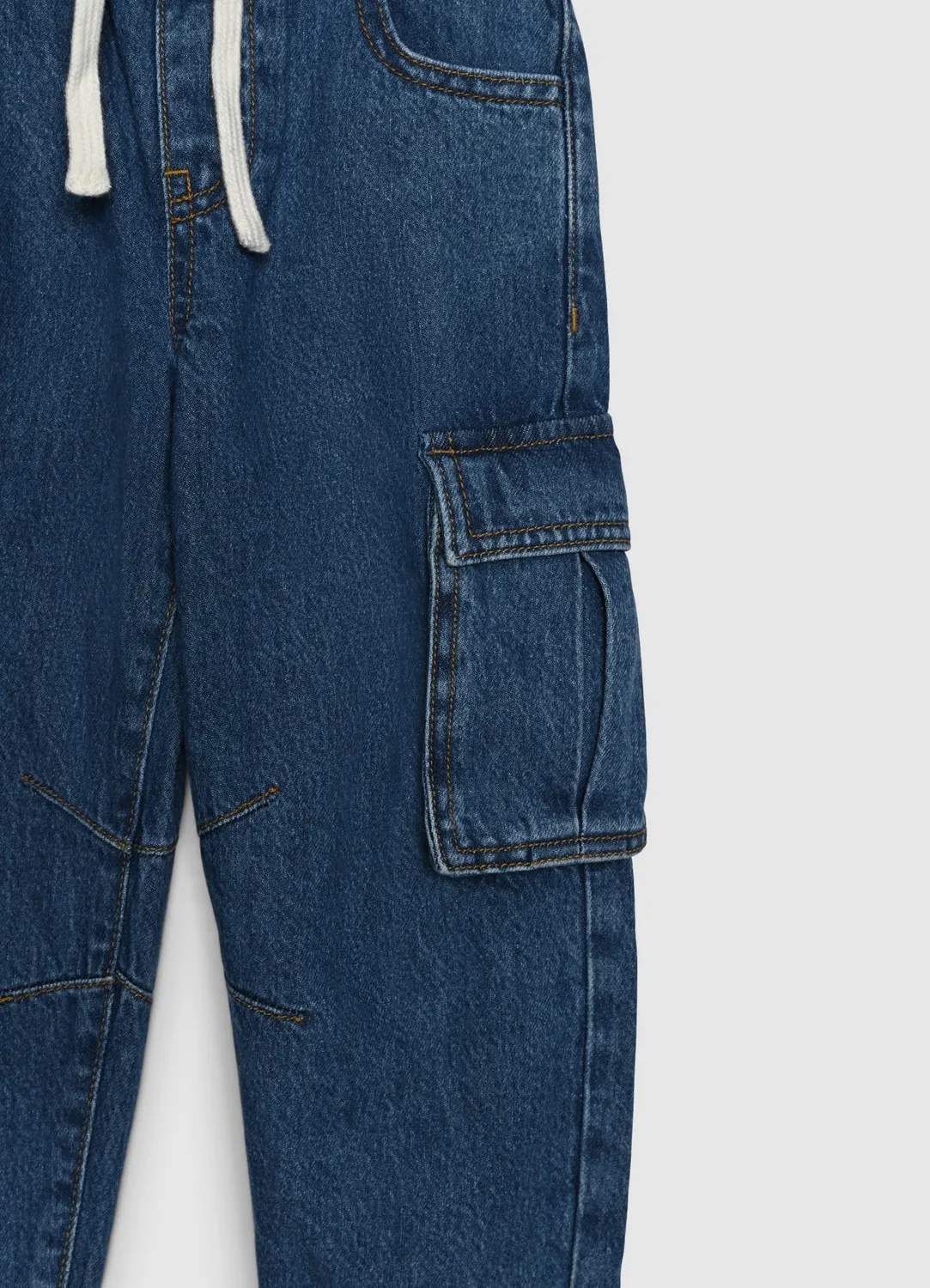 Calliope jogger cargo jean garçon élastiqué